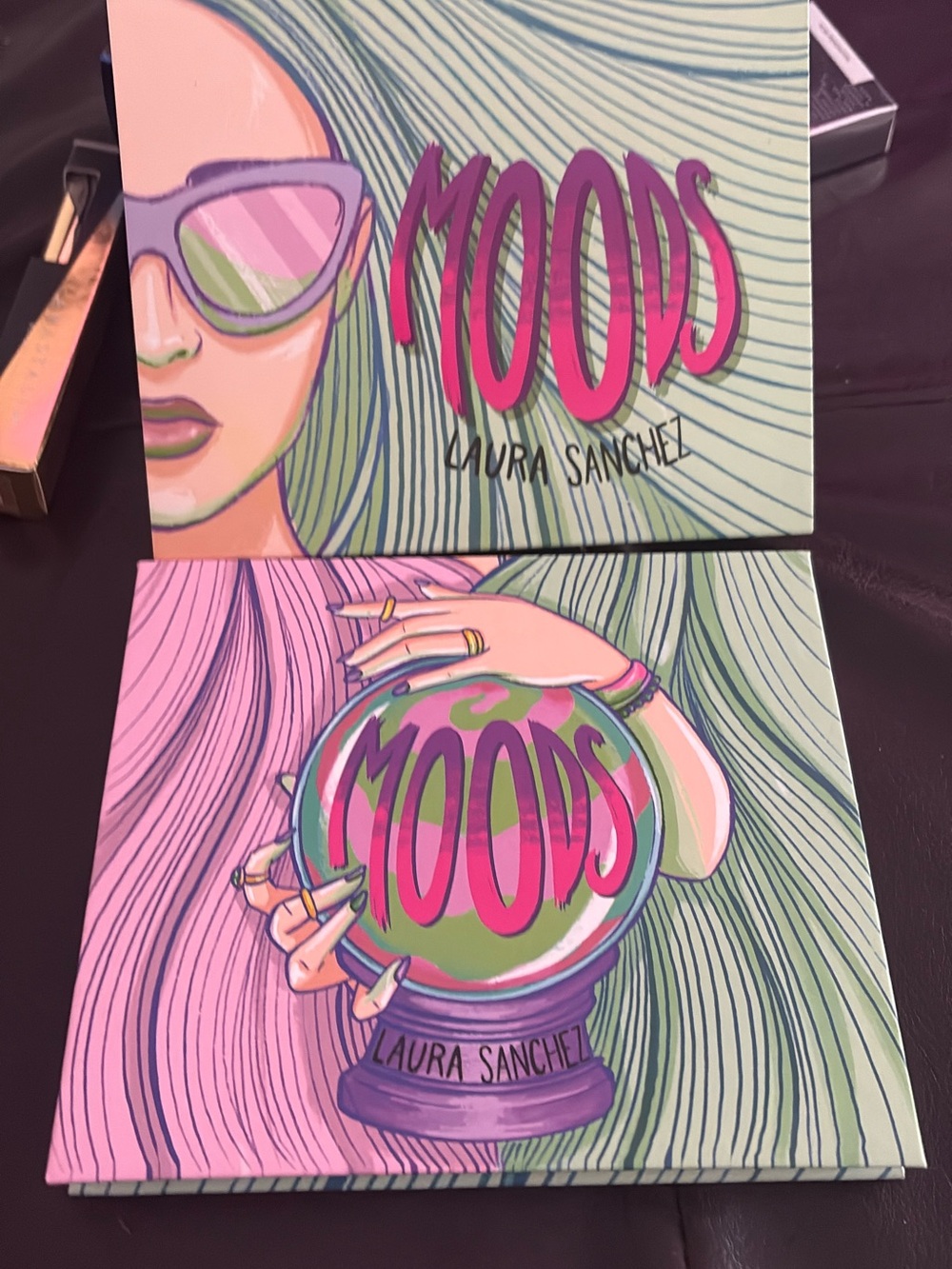 Laura Sanchez MOODS Eyeshadow Palette - Pink & Green